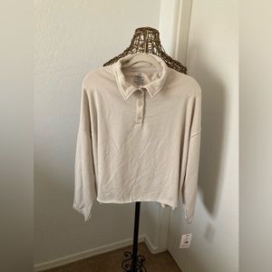 Secret Treasures- Sleepwear Henley Top- Women Size M (8-10)